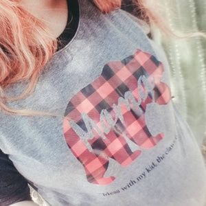 Raglan Mama Bear Tee